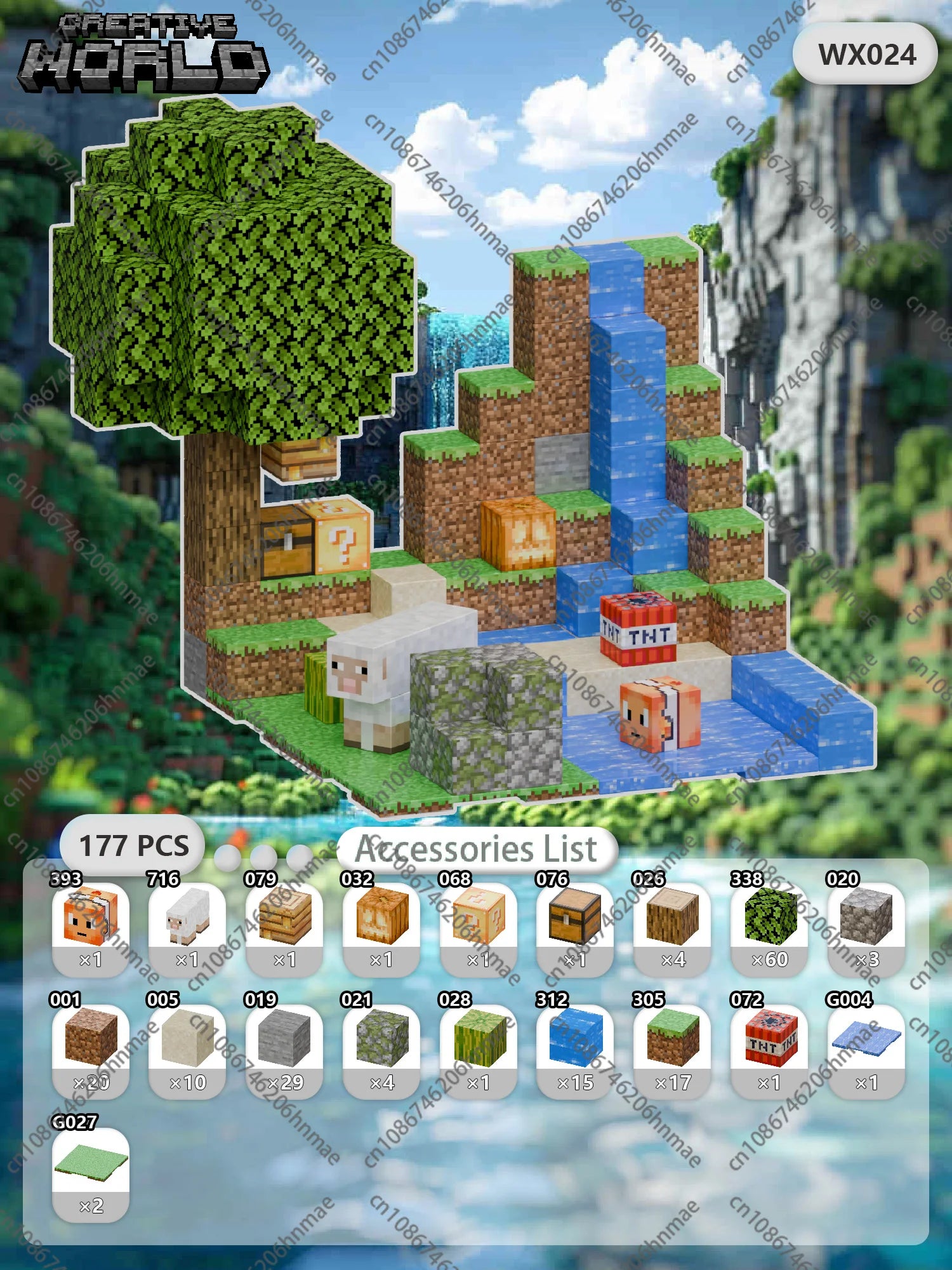 Magnetic Building Blocks Mine World Magnet Cube for Stacking Construction Brick Set Pixel Style Sensory Toys Kid Boys Girls DIY