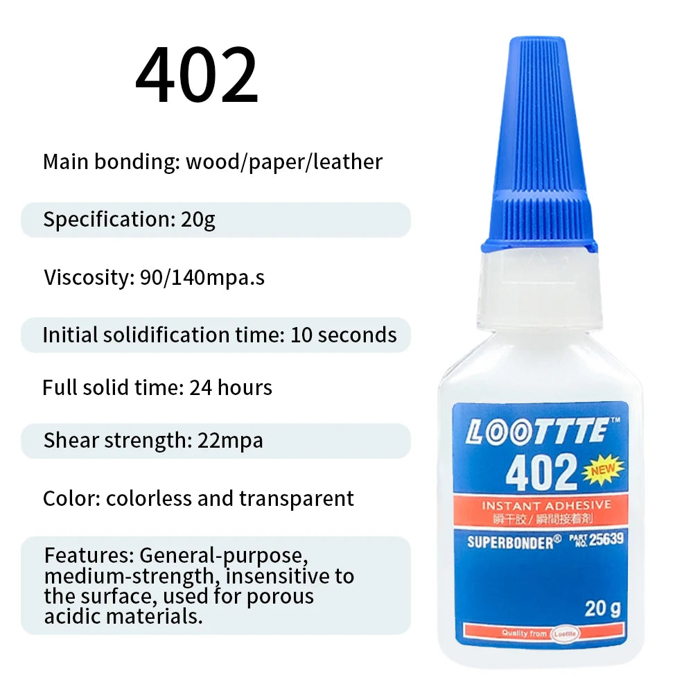 20ml 401 460 Instant Strong Glue Universal Super Glue Mighty Mighty Instant Glue Instant Colorless Adhesive Glue Tools