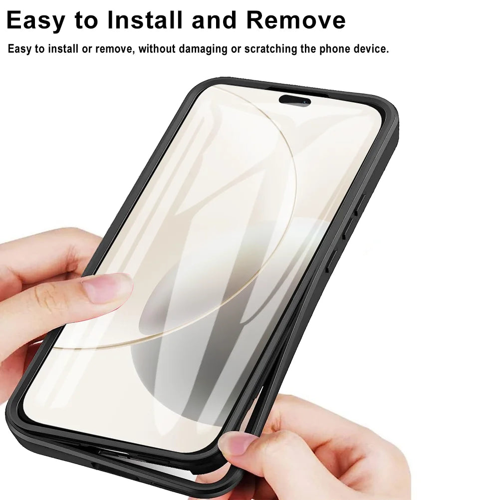 For Honor 400 Lite 5G Case 360 Full Protect Phone Cover For Honor400 Lite Honor400Lite Clear Screen With Silicone Bumper Funda