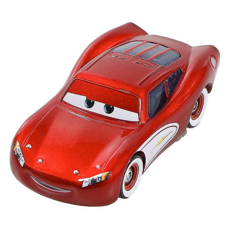 Mini Cars Disney Pixar Cars Toys Lightning McQueen Jackson Storm The King Mater 1:55 Diecast Metal Alloy Model Toys Kids Gifts