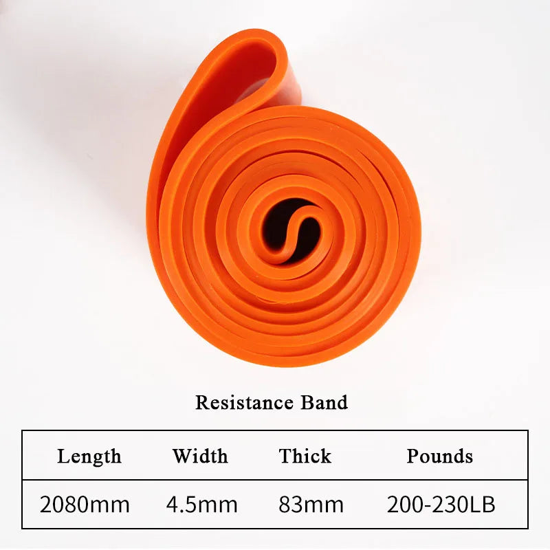 Heavy Duty Resistance Band Latex Elastic Belt Pull up Assist for Pilates Workout Fitness Home Gym Shape Body Exercise