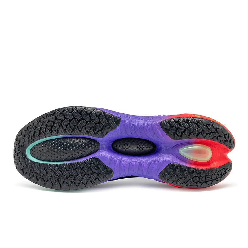 ONEMIX New Cushioning Running Shoes For Men Suitable Heavy Runners Lace Up Sports Women Non-slip Outdoor Athletic Male Sneakers