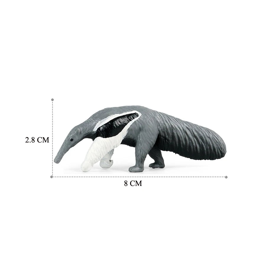 Realistic Woodland Creatures Figurines Toys Raccoon,Beavers ,Badger,Anteater,Platypus Easter Eggs Education Birthday Gift