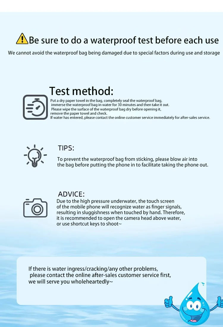 IPX8 Waterproof Floating Airbag Swim Diving Bag Phone Case For iPhone 11 12 13 14 Pro Max Samsung S23 S22 Xiaomi 13 Huawei Cover