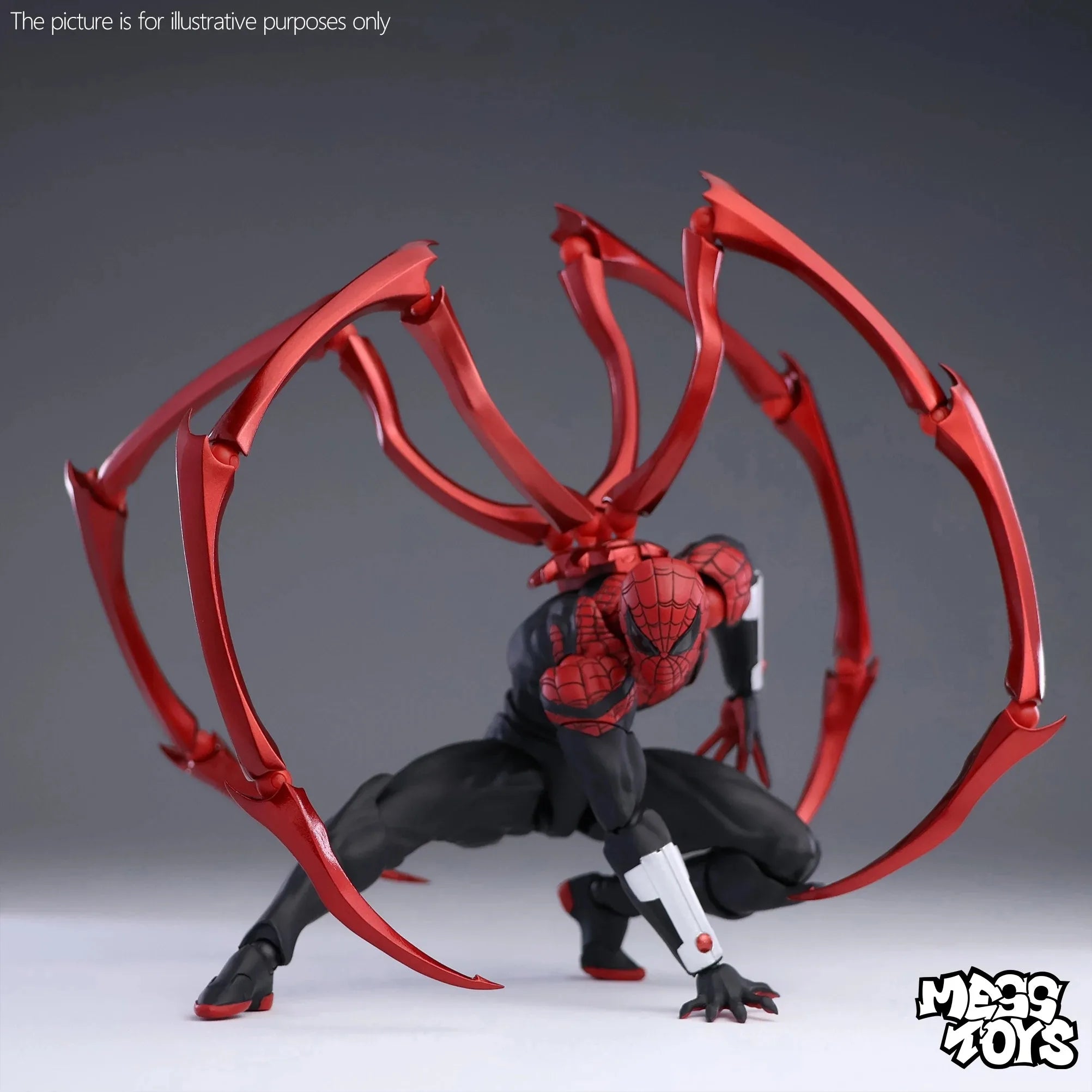 In Stock Mess Toys Superior Spider Man Doctor Octopus Peter Parker Messtoys Spiderman Neighbor Anime Action Figure Toys Gifts