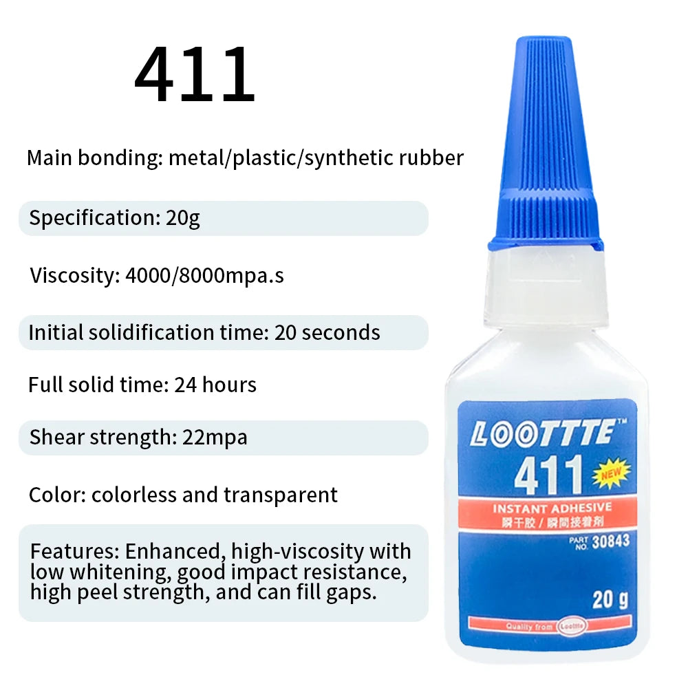 20ml 401 460 Instant Strong Glue Universal Super Glue Mighty Mighty Instant Glue Instant Colorless Adhesive Glue Tools