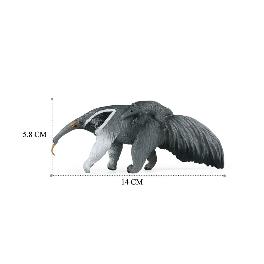 Realistic Woodland Creatures Figurines Toys Raccoon,Beavers ,Badger,Anteater,Platypus Easter Eggs Education Birthday Gift