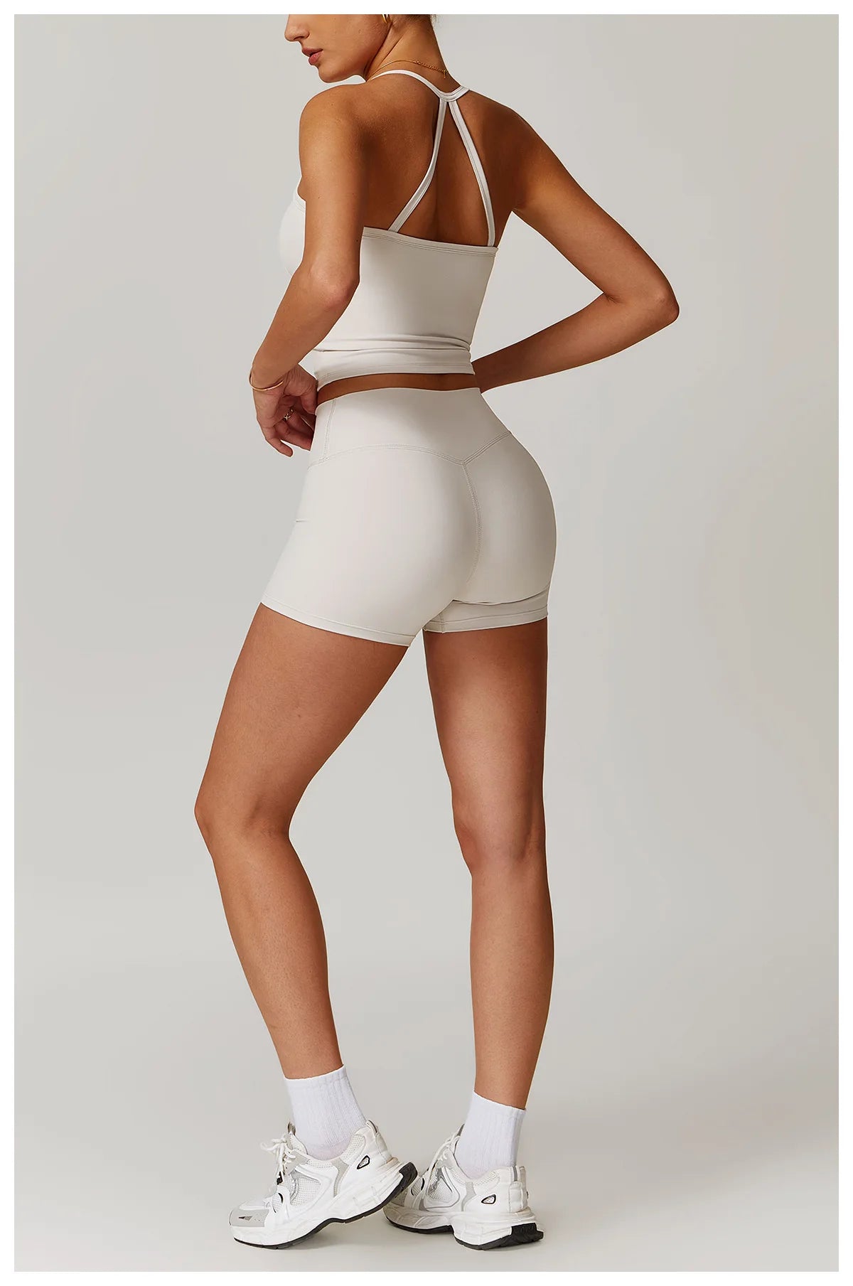 Women Cross Back Yoga Top Breathable Shockproof Sports Vest Fitness Sport Bra With Padded Gym Crop Top Running Active Sportswear