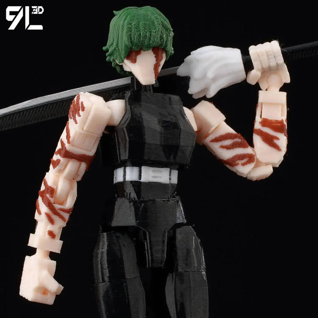9L3D Printed Anime Jujutsu Kaisen Sukuna Yuji Yuta Satoru Gojo Lucky Dummy 13 Movable Shapeshift Action Figures Mannequin Toys