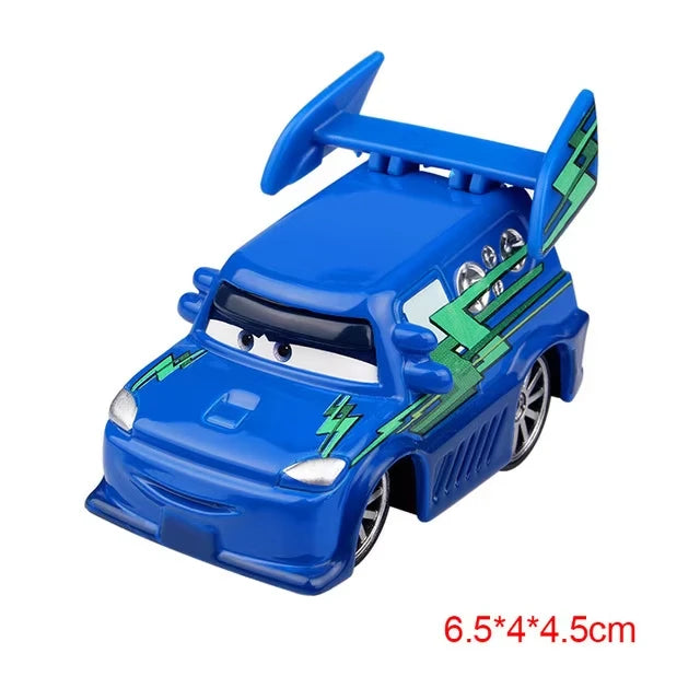 Mini Cars Disney Pixar Cars Toys Lightning McQueen Jackson Storm The King Mater 1:55 Diecast Metal Alloy Model Toys Kids Gifts