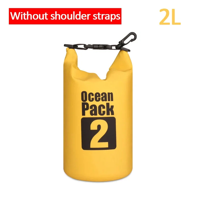 Waterproof PVC Dry Bag for Women Men 2L/5L/10L/15L/20L/30L Outdoor Sport Storage Bag for Kayaking, Boating, Fishing, Swimming