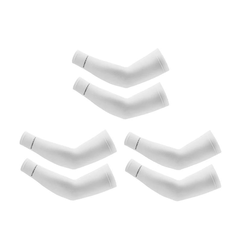 ROCKBROS Ice Silk Bicycle Sleeves Summer Breathable Cycling Arm Protection Outdoor Sun UV Protect Sports MTB Road Bike Sleeves