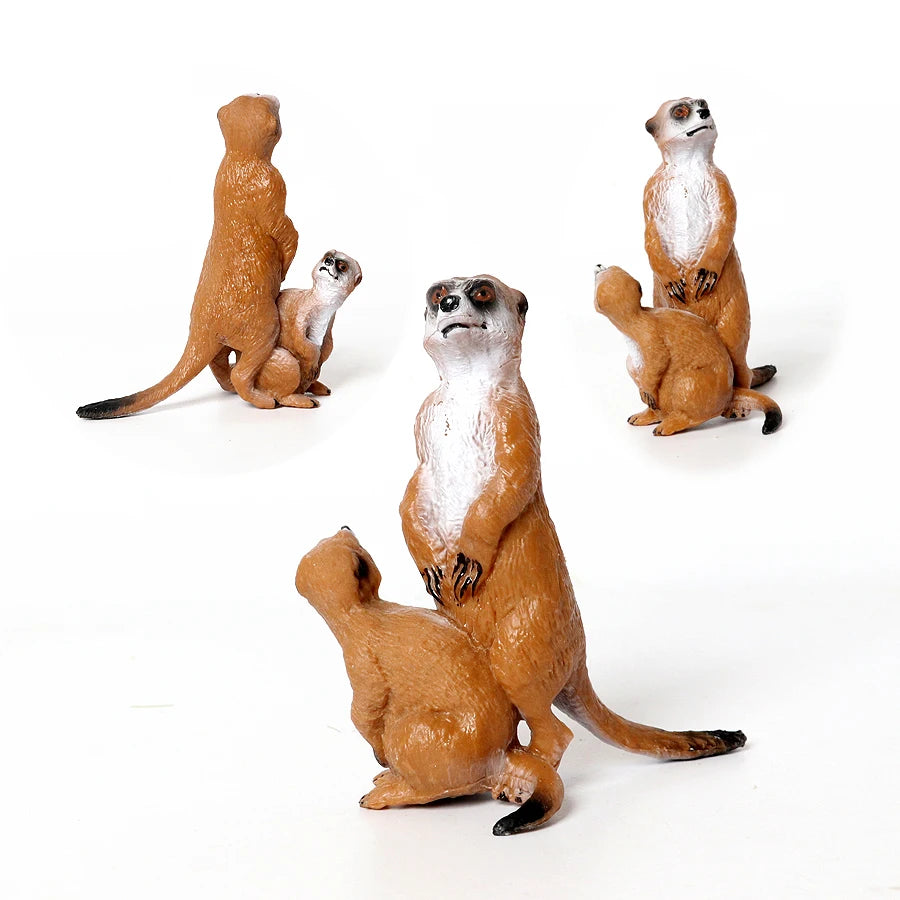 Realistic Woodland Creatures Figurines Toys Raccoon,Beavers ,Badger,Anteater,Platypus Easter Eggs Education Birthday Gift