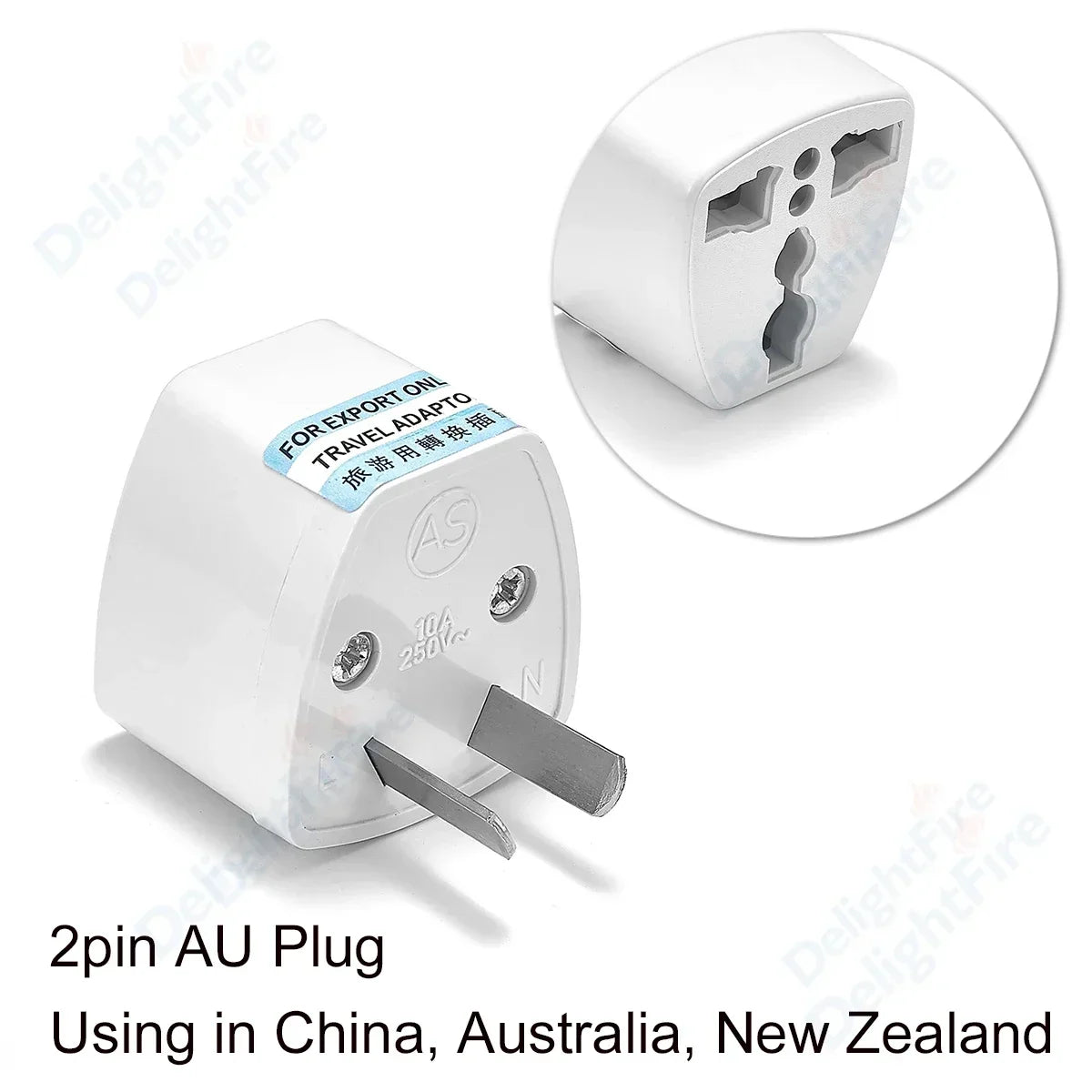 KR Plug Adapter Multifunction Universal AU UK US To EU Electrical Socket Type E/F France Spain Plug Travel Adapter AC Outlet