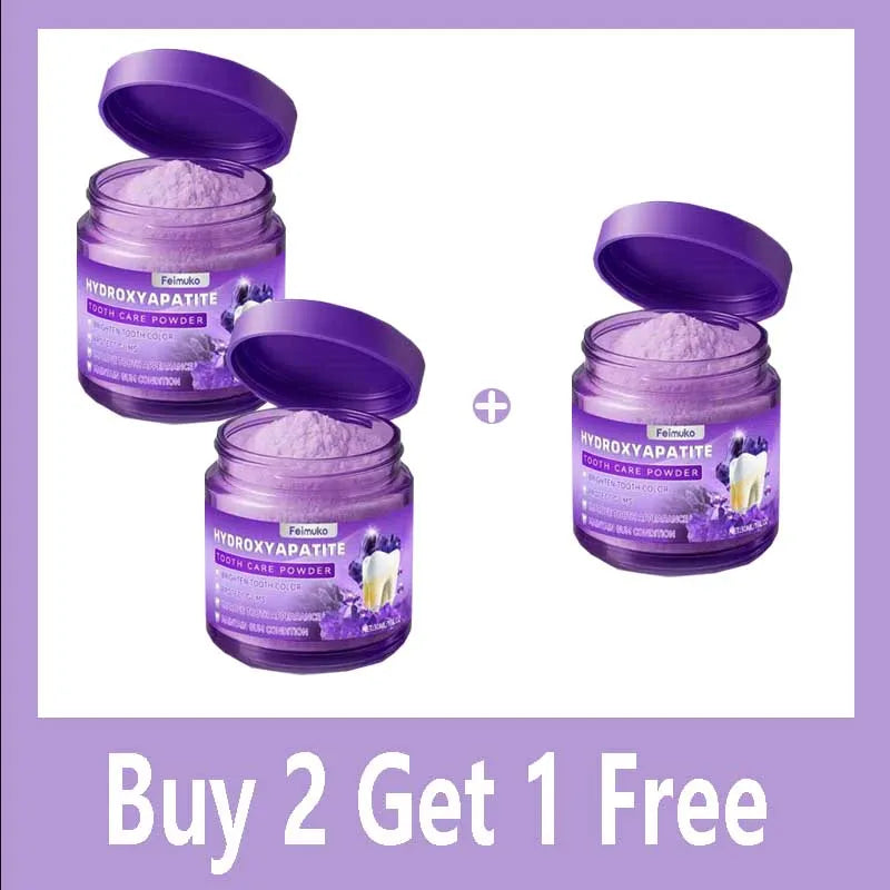 Purple Brightening Powder Enamel-Safe Toothpaste Whitening Powder Strengthen Teeth And Gums Tooth Repair Mineral Powder Gifts