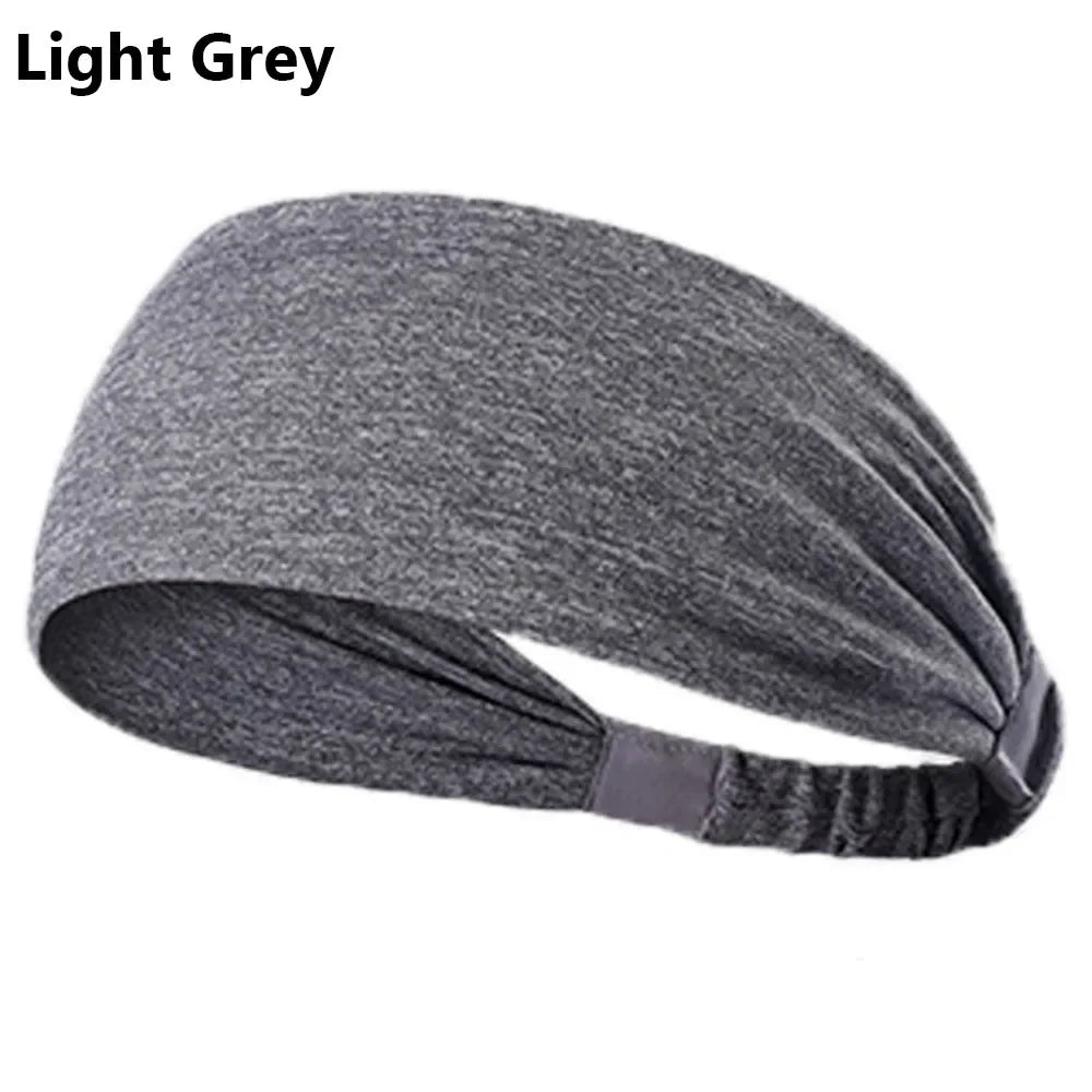 Hot Absorbing Sweat Sport Hair Bands Men Women Elastic Yoga Headbands Fitness Headwear Headwrap Sports Hair Accessories