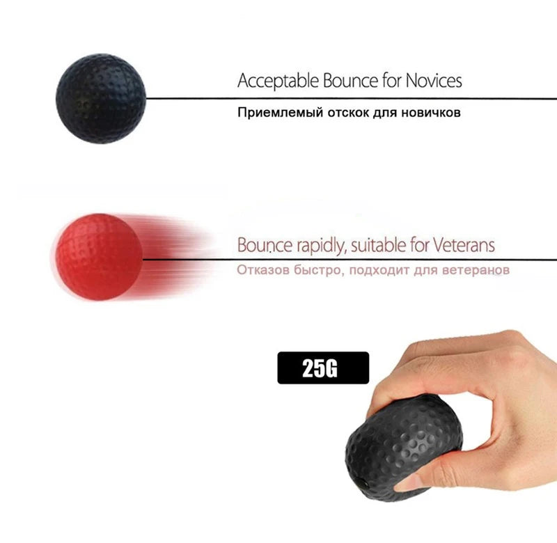 Muay Thai Boxing Speed Ball With Head Band For Sanda Boxing Fighting Fast Speed Reaction Time Training Boxing Reflex Trainer