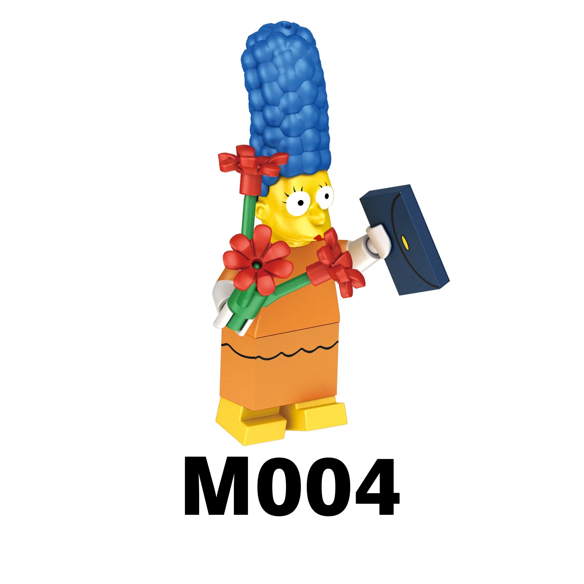 Disney Building Blocks Cartoon Comedy Simpson Family Mini Model Figures Assemble Action Bros Figures Building Blocks Toys