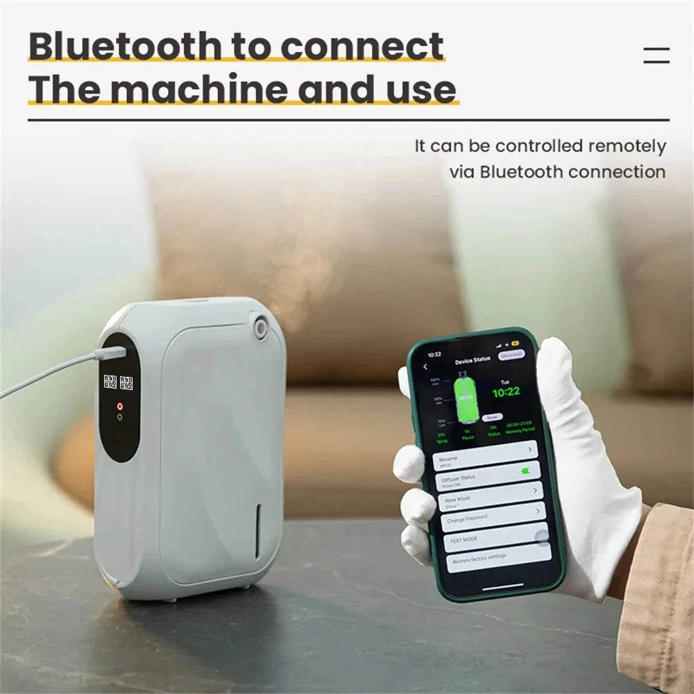 Aroma Diffuser Coverage 200m³ Scent Machine Fragrance Diffuser Essential Oil Diffuser For Home Fragrance Bluetooth APP Control