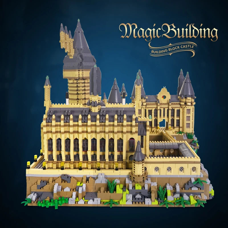 6000+Pcs Harry Potter Mini Building Blocks Sets Birthday Gifts for Kids Children Adult Magic Castle 3.5mm Blocks Creative Toys