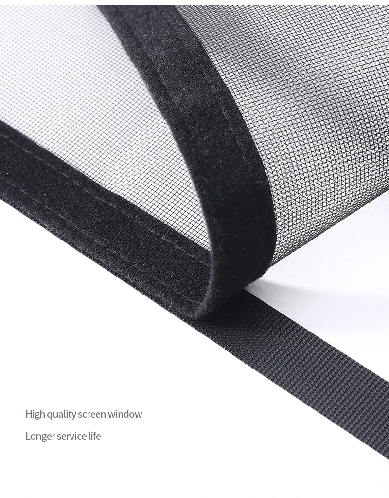 Black, Customized size，Window mesh with zipper Self-adhesive zipper,mosquito nets for windows anti mosquito window door curtain