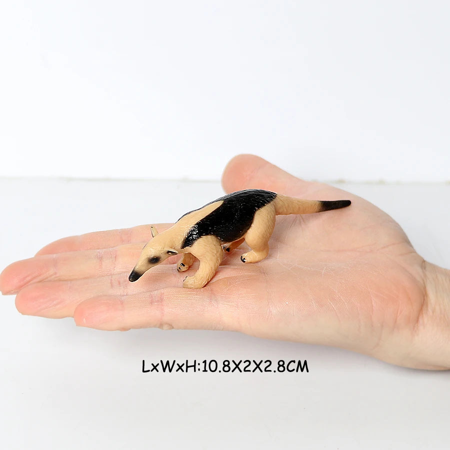 Realistic Woodland Creatures Figurines Toys Raccoon,Beavers ,Badger,Anteater,Platypus Easter Eggs Education Birthday Gift