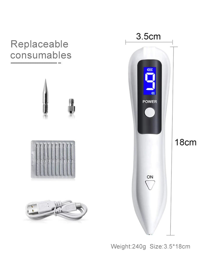 UBilli Beauty Laser Plasma Pen Freckle Remove Pen Wart Remover Tattoo Remover Instruments Skin Tag Removal Spot Beauty Care Tool