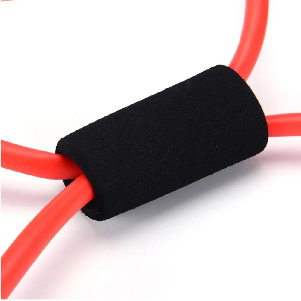 BraceTop Yoga Gym Fitness Resistance 8 Word Chest Expander Rope Workout Muscle Trainning Rubber Elastic Bands for Sport Exercise