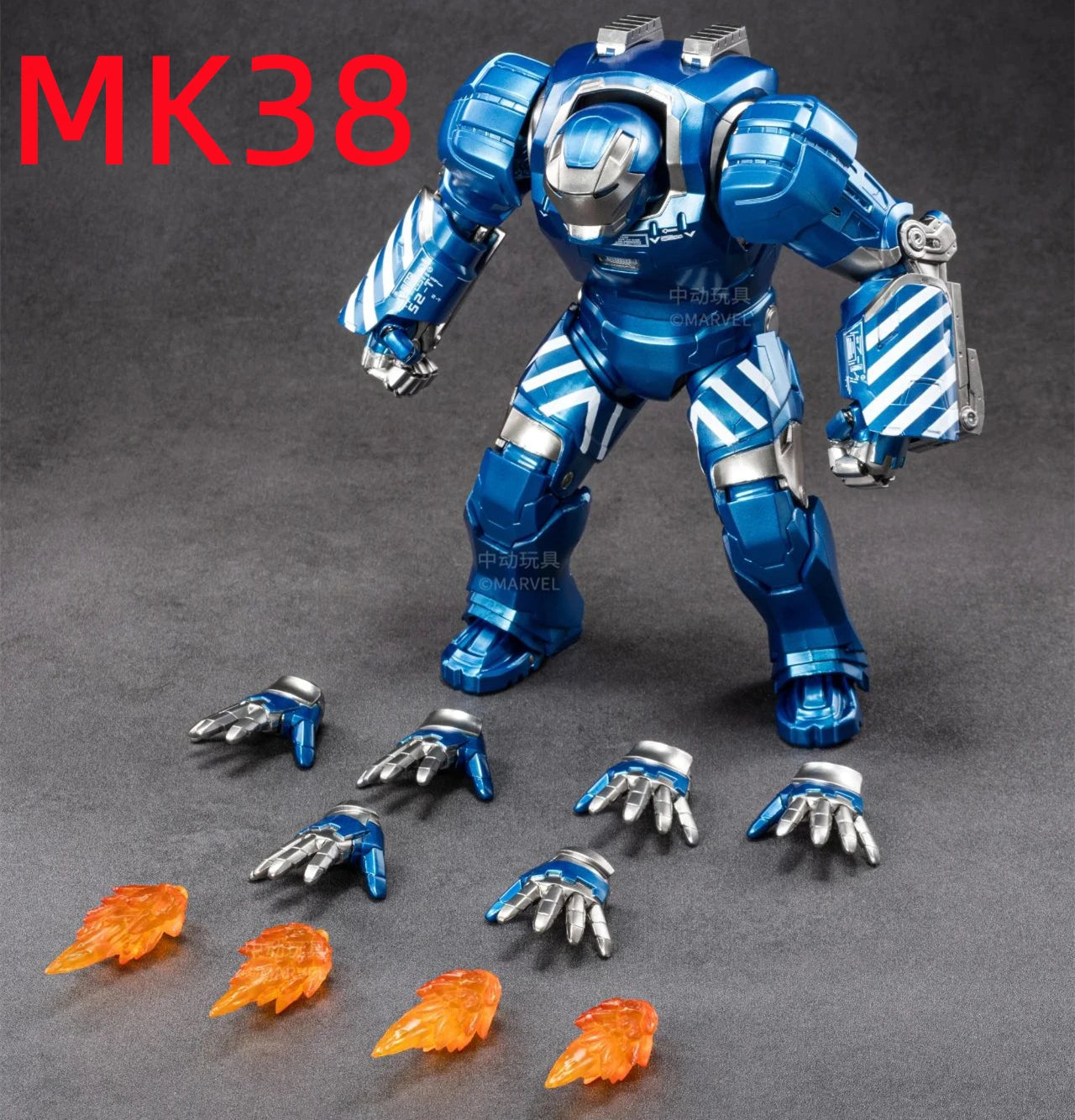 1:10 ZD Toys Iron Man MK25 Striker MK26 Gamma MK36 Peacemaker MK40 MK2 War Machine MK15 Sneaky Action Figure Collections Gift
