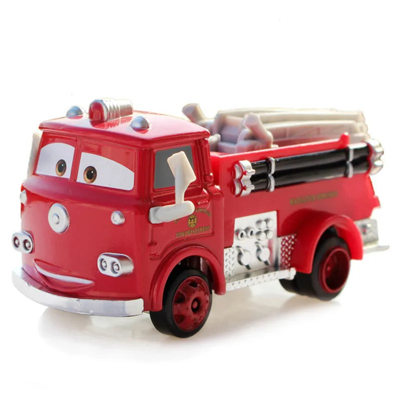 Disney Pixar Cars 2 3 Toys Lightning McQueen Truck Uncle Mack 1:55 Diecast Mater Piston Cup Fritter Frank Model Child Kids Gifts