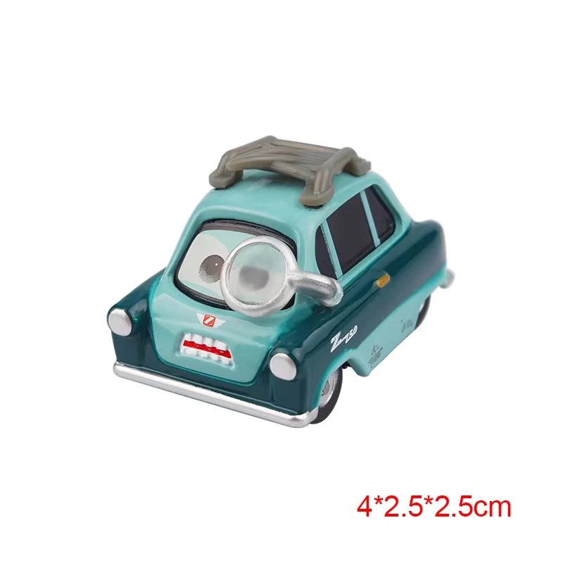 Mini Cars Disney Pixar Cars Toys Lightning McQueen Jackson Storm The King Mater 1:55 Diecast Metal Alloy Model Toys Kids Gifts