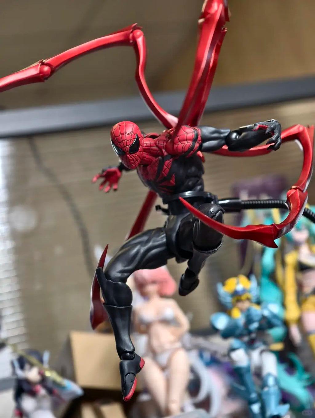 In Stock Mess Toys Superior Spider Man Doctor Octopus Peter Parker Messtoys Spiderman Neighbor Anime Action Figure Toys Gifts