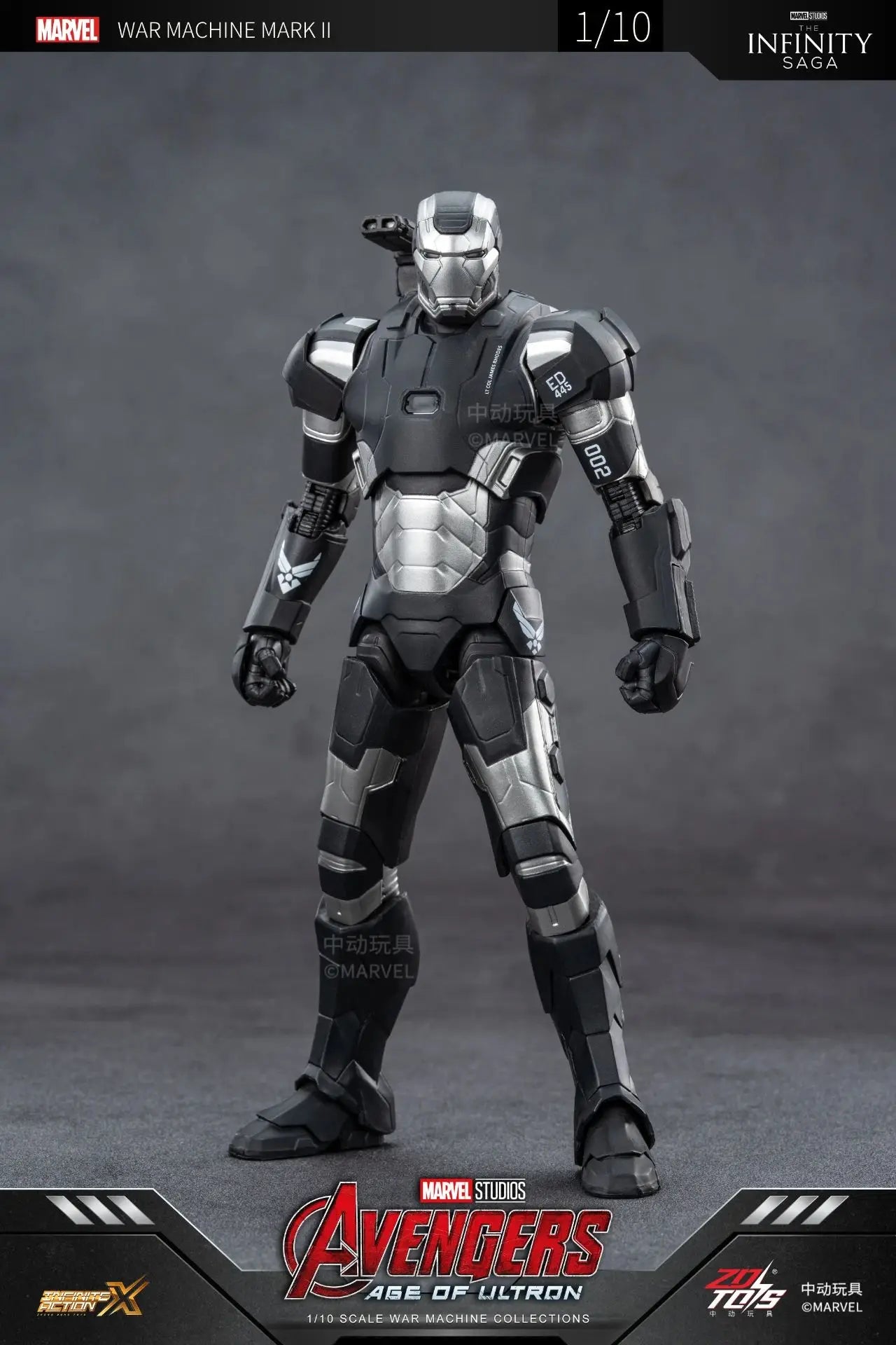 1:10 ZD Toys Iron Man MK25 Striker MK26 Gamma MK36 Peacemaker MK40 MK2 War Machine MK15 Sneaky Action Figure Collections Gift