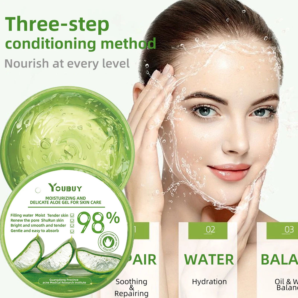 Youbuy Aloe Gel Gel Moisturizing Facial Brightening Skin Care Product