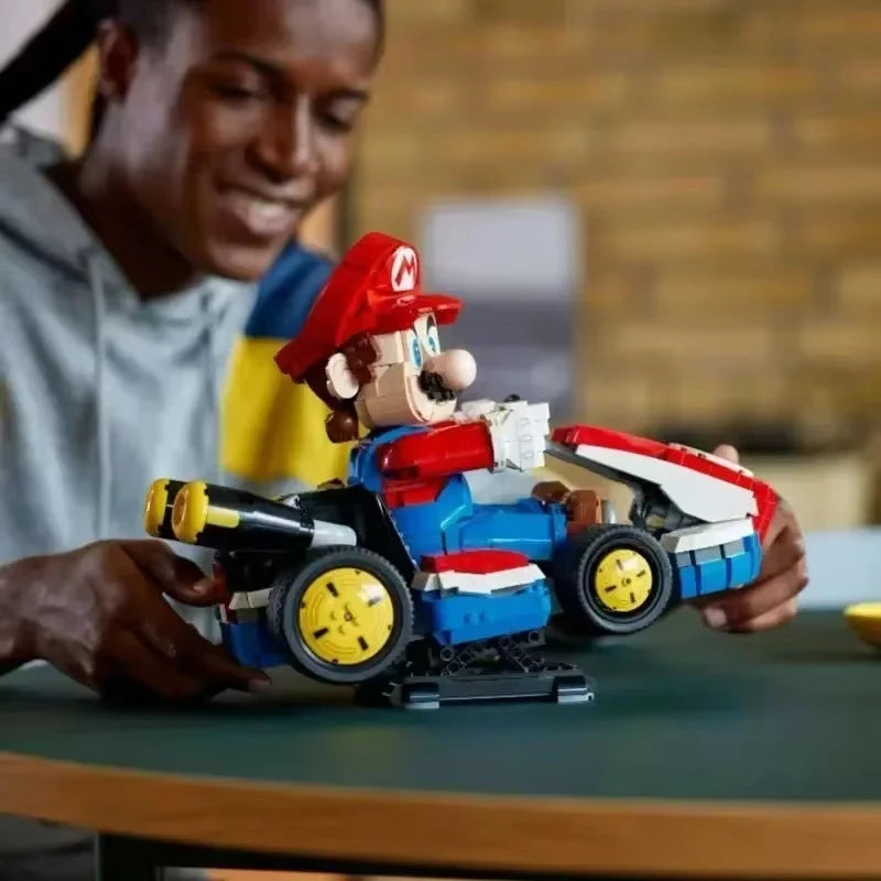 Marioed 72037 Standard Kart Model Building Blocks Classic Game Racing Car Assembly Bricks Toys Home Decor Christmas Gift