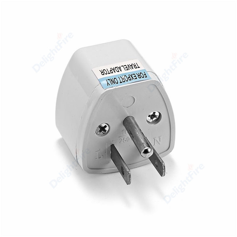 KR Plug Adapter Multifunction Universal AU UK US To EU Electrical Socket Type E/F France Spain Plug Travel Adapter AC Outlet