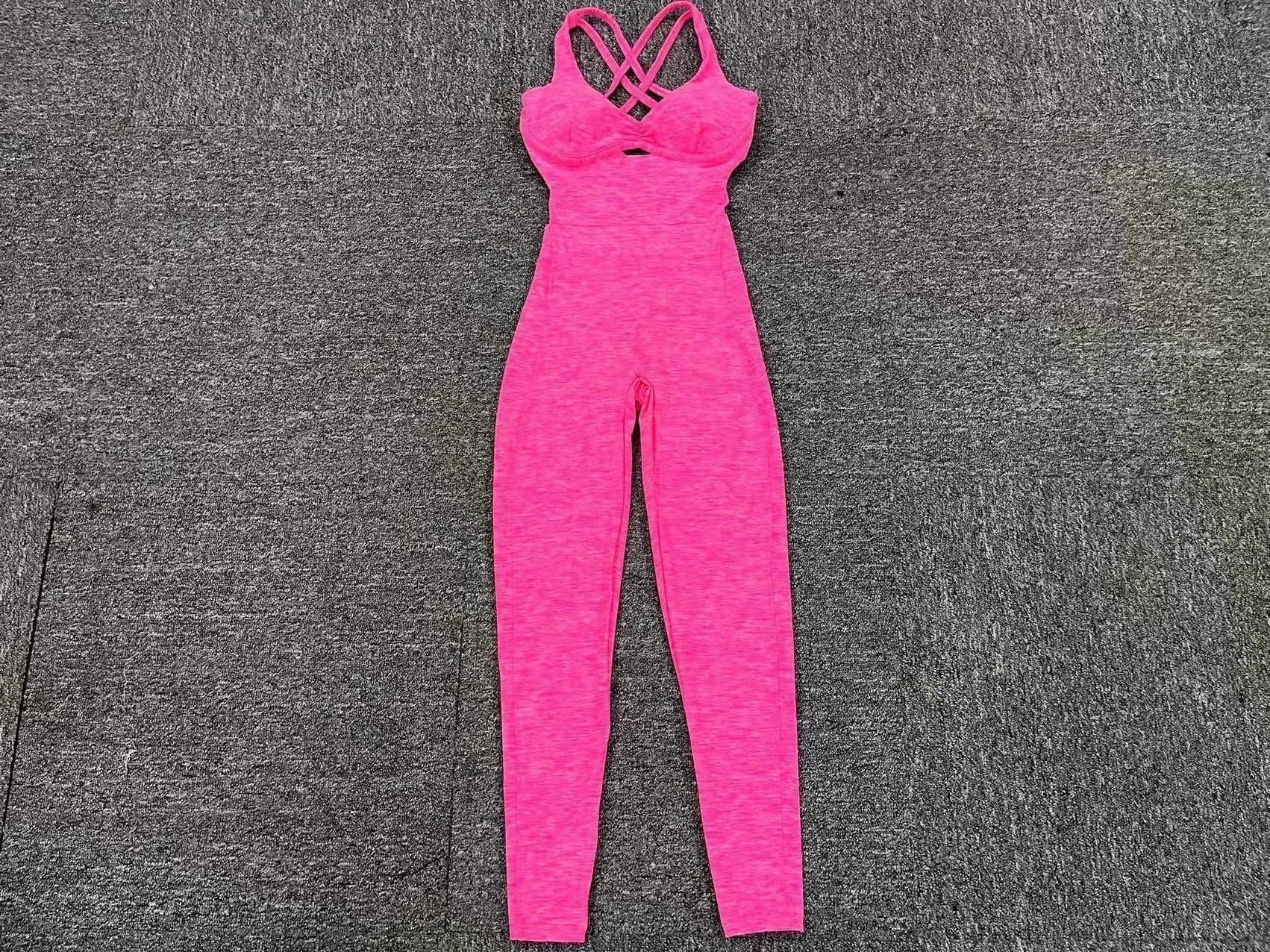 Sporty Jumpsuit Women Sportwear 2025 Workout Yoga Clothes Push Up Gym Set Women Sportswear Sport Outfit Fitness Overalls Black
