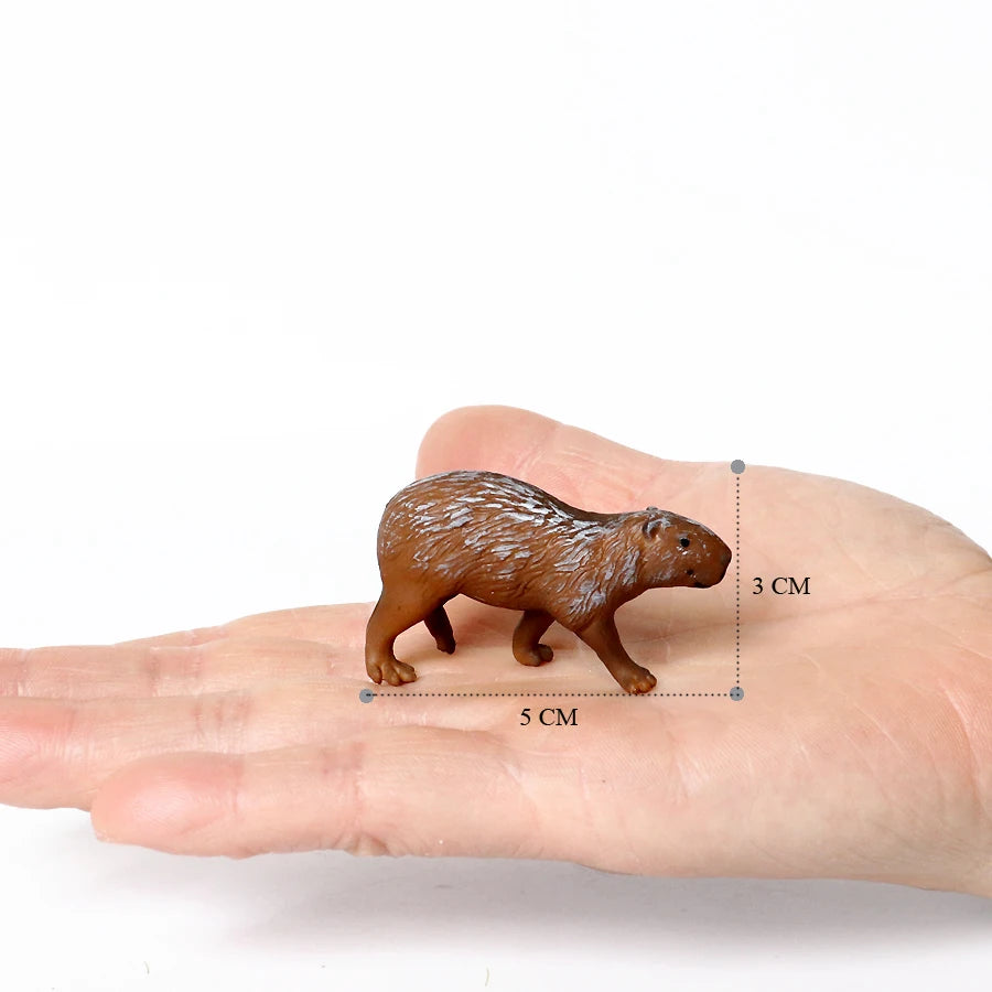 Realistic Woodland Creatures Figurines Toys Raccoon,Beavers ,Badger,Anteater,Platypus Easter Eggs Education Birthday Gift