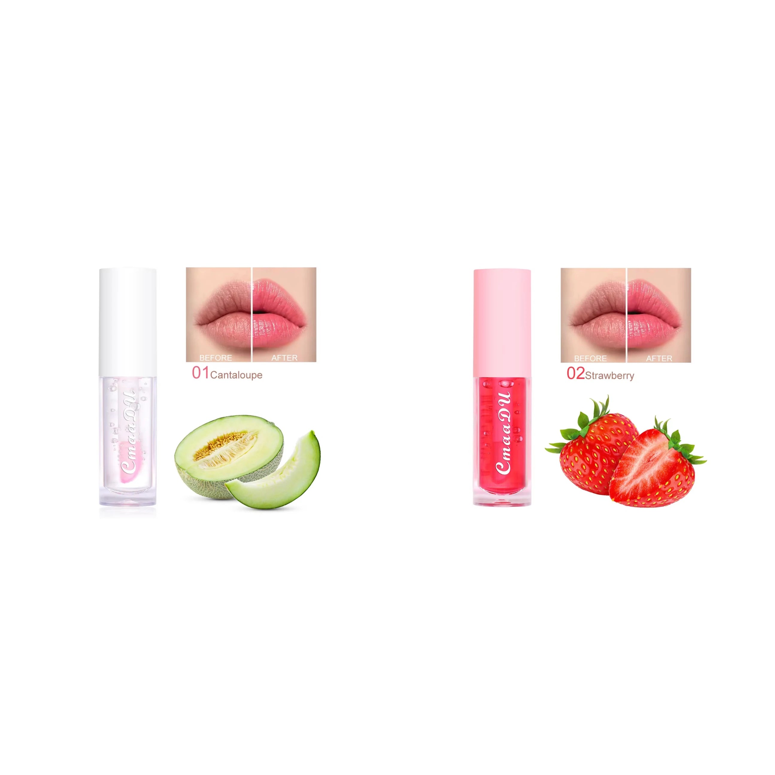 6 Color Fruit Flavor Color Change Lip Oil