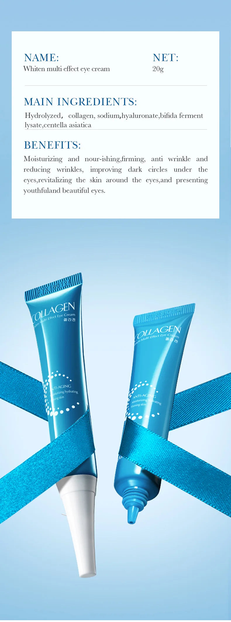 60pcs/box Crystal Collagen Eye Mask Anti Dark Circles Remove Eye Bags Firming Moisturizing Eye Patches Gel Pads Eyes Skin Care