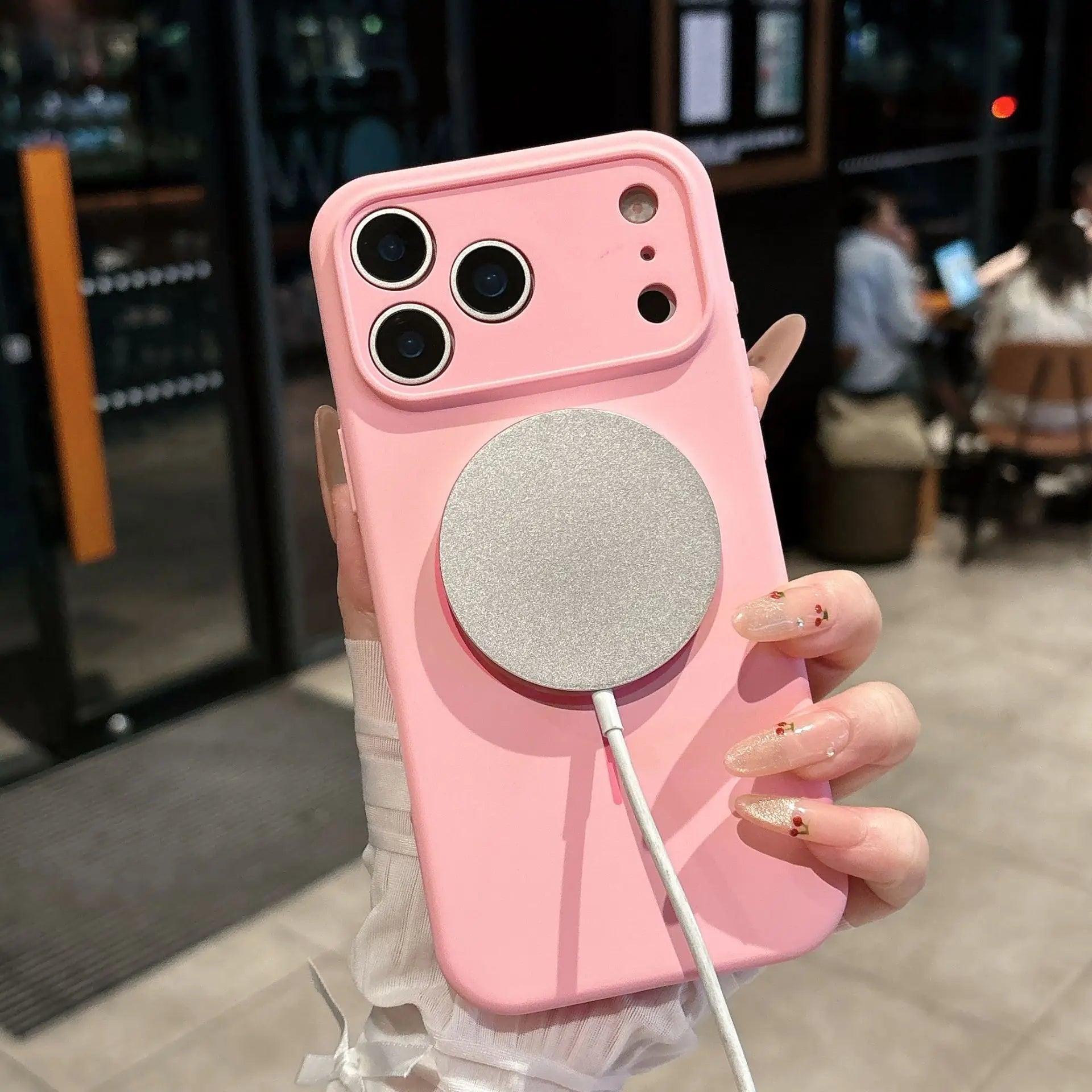 Liquid Silicone Phone Case For Magsafe For iPhone 17 16 15 14 13 Pro Max Air Plus Cases Magnetic Wireless Charging Soft Cover