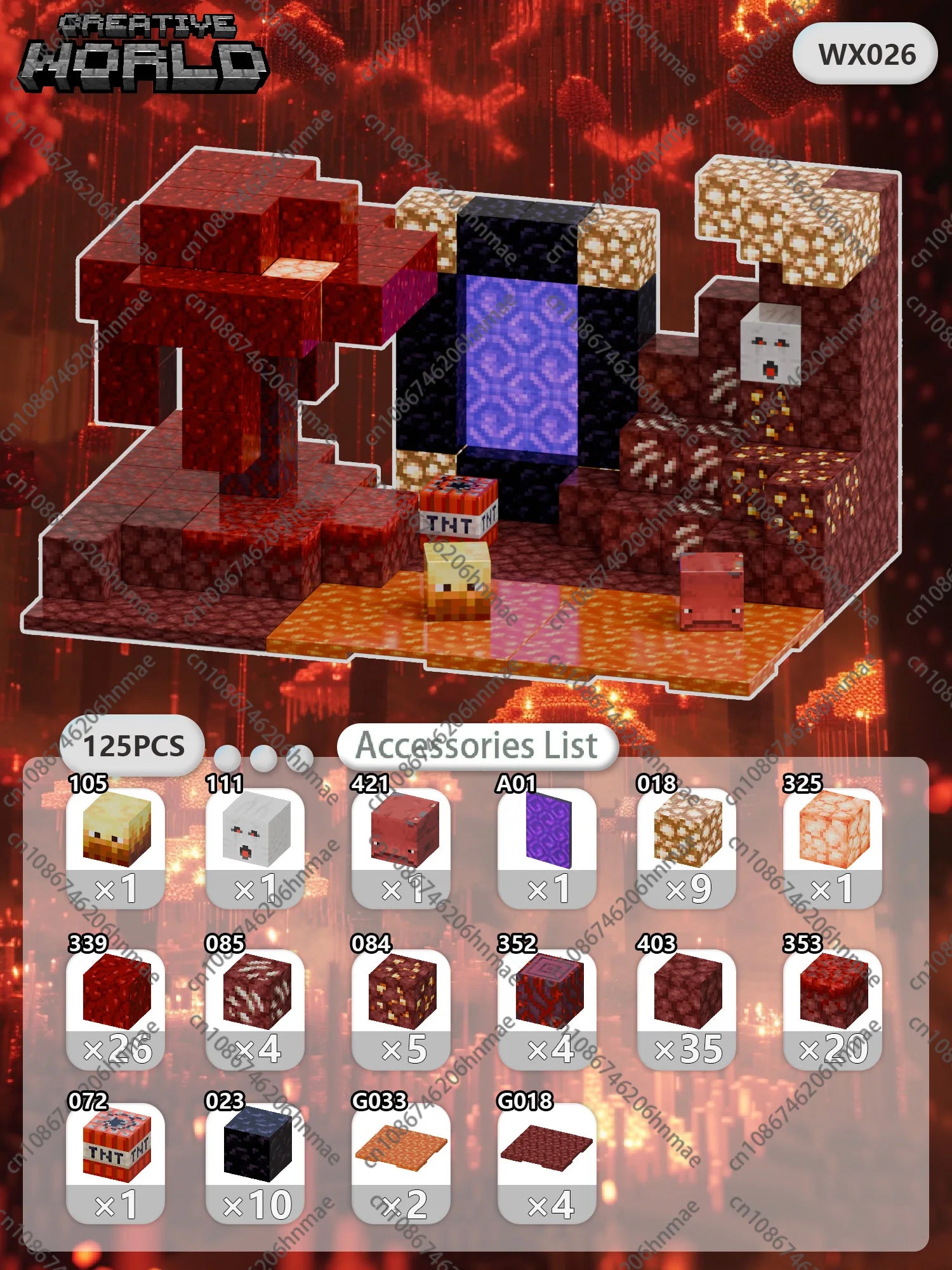 Magnetic Building Blocks Mine World Magnet Cube for Stacking Construction Brick Set Pixel Style Sensory Toys Kid Boys Girls DIY