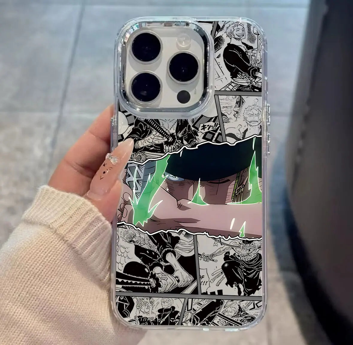 Anime New Black Phone Case For iPhone 17 16e 16 15 14 13 12 11 Pro Max 7 Air Plus Pieces Hot Ones Luffys Transparent Soft Cover