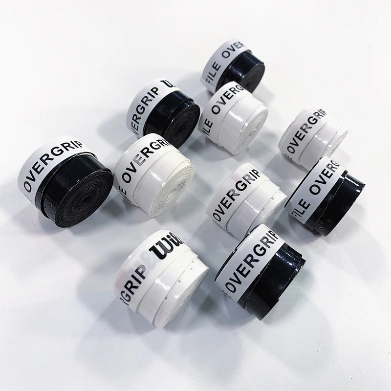 15/30/60/90/180pcs Tennis OverGrip Tennis Badminton Squash Training Sweat Absorbed Wraps Tennis Accessories Badminton Grip Padel