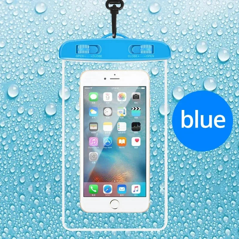 IPX8 waterproof universal phone cases water proof bag swim phone protector pouch PV cover for iPhone 15 14 Samsung Oppo Vivo