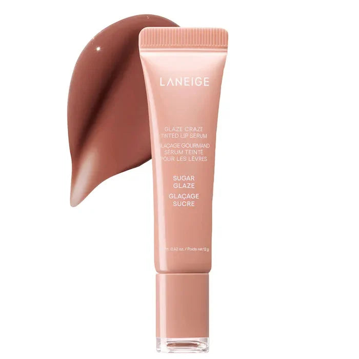 LANEIGE Hose Lip Honey Lip Glaze Moisturizing Brightening Colored Lip Balm Lips Tint Soft Tube Make Up Beauty Lips Care