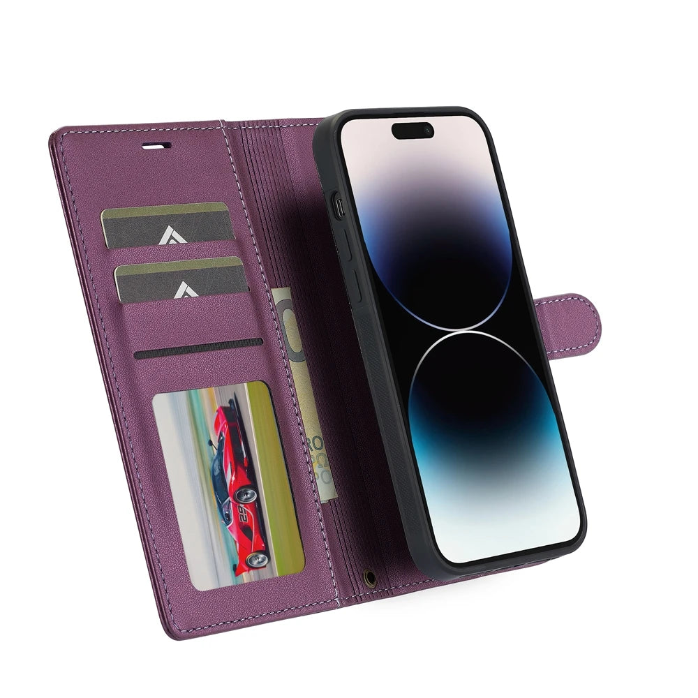 2in1 Removable Flip Leather Wallet Case Magnetic Phone Cover For iPhone 17 Air 15 Pro Max 14 Plus 16 13 12 11 SE 2022 Cards Solt