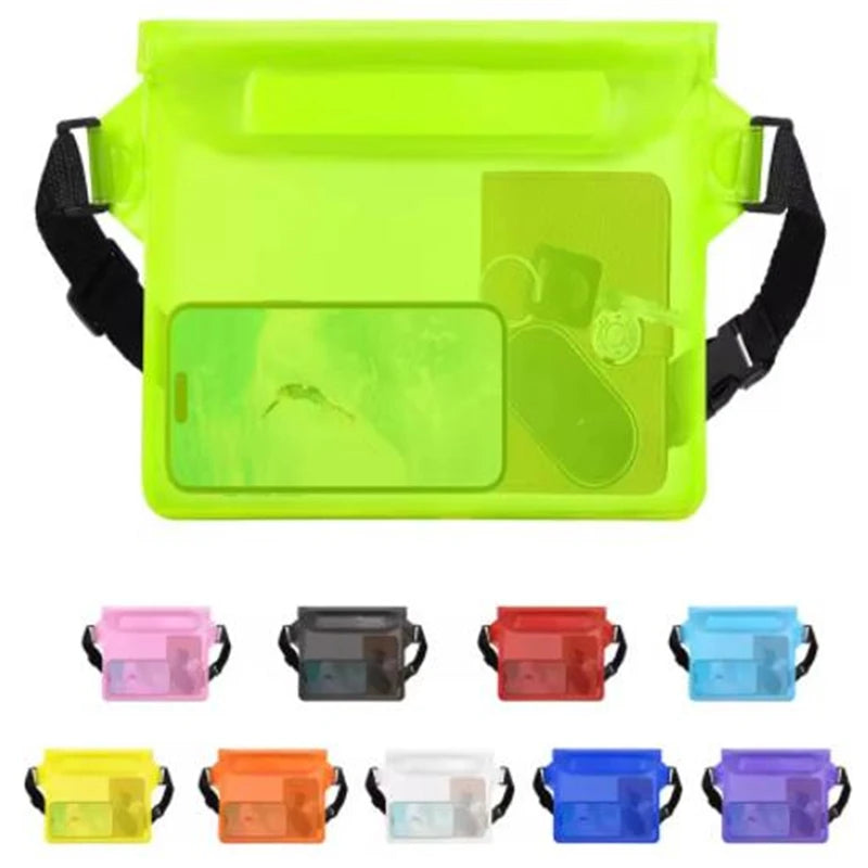 Waterproof Swimming Bag Sealing Drift Diving Waist Pack Skiing Underwater Phone Case Cover Dry Shoulder Bag For Beach Boat Sport
