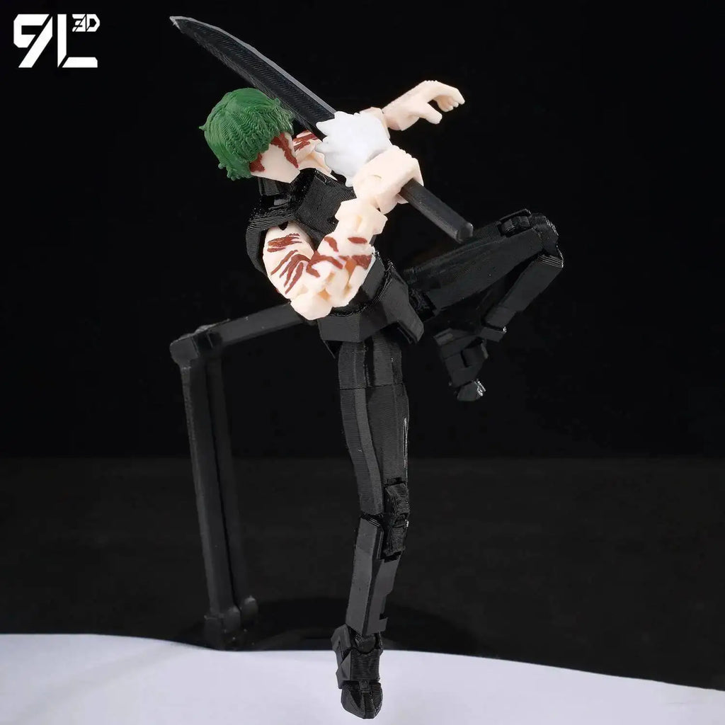 9L3D Printed Anime Jujutsu Kaisen Sukuna Yuji Yuta Satoru Gojo Lucky Dummy 13 Movable Shapeshift Action Figures Mannequin Toys