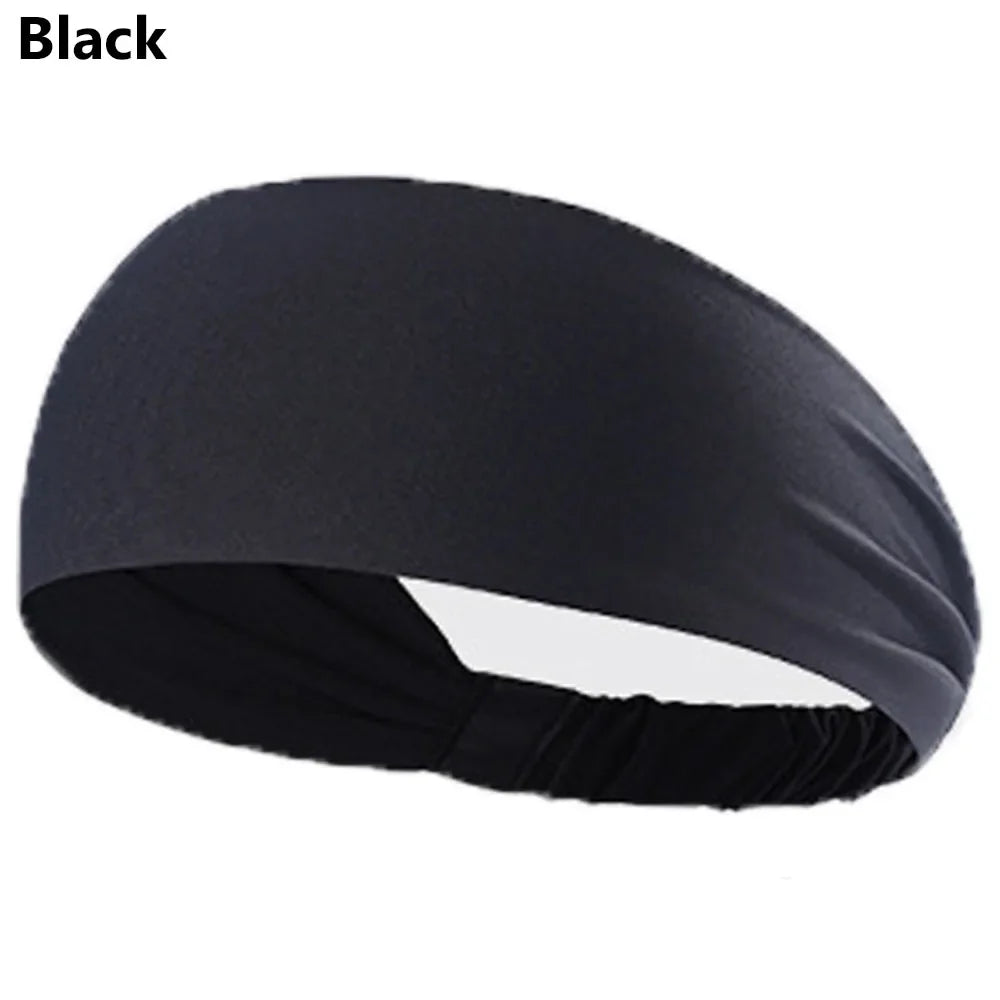 Hot Absorbing Sweat Sport Hair Bands Men Women Elastic Yoga Headbands Fitness Headwear Headwrap Sports Hair Accessories